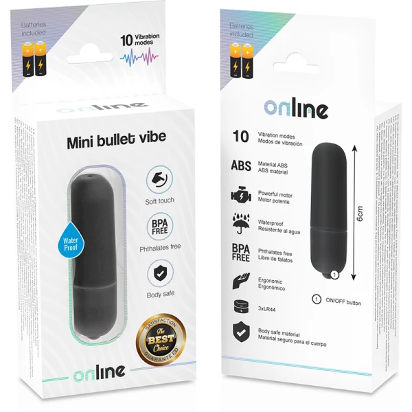 Online Mini-Vibrationskugel mit 10 Vibrationsmodi, wasserdicht
