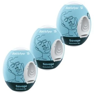 Satisfyer Savage Masturbator-eieren 3-delige set