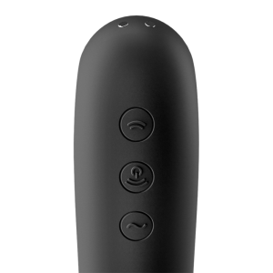 Satisfyer Dual Kiss Air Pulse Vibrator met drukgolven en vibratie Satisfyer Dual Kiss Air Pulse Vibrator met drukgolven en vibratie - Afbeelding 3