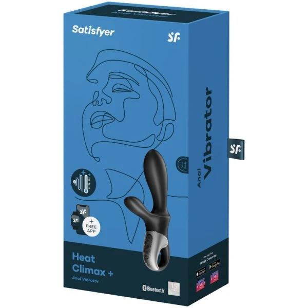 Satisfyer Heat Climax+ Anale vibrator met app-bediening en verwarmingsfunctie