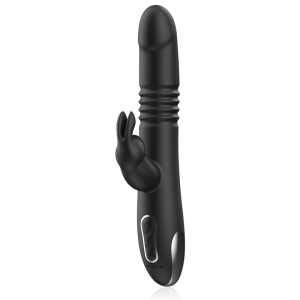Black&silver Kenji Rabbit Vibrator met Up & Down en Watchme-afstandsbediening Black&silver Kenji Rabbit Vibrator met Up & Down en Watchme-afstandsbediening - Afbeelding 5