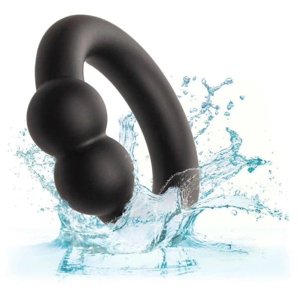 Calexotics Penis Ring Alpha Muscle Ring Made of Liquid Silicone Black