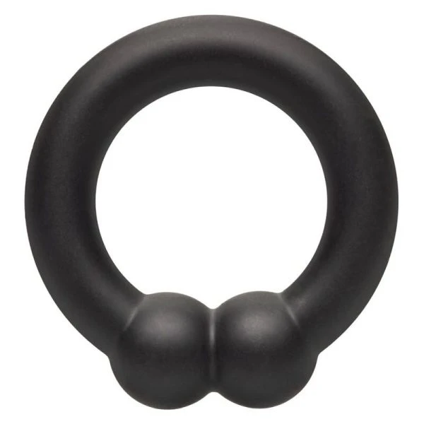 Calexotics Penis Ring Alpha Muscle Ring Made of Liquid Silicone Black