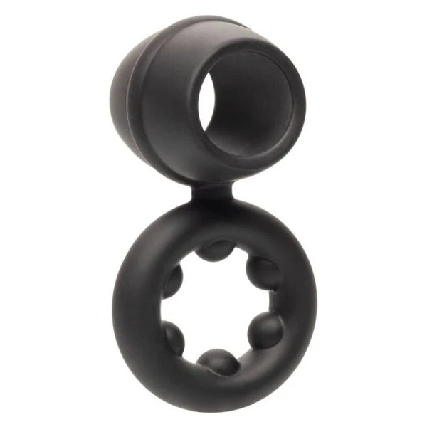 Calexotics Alpha Dual Magnum Ring Penisring van siliconen Zwart