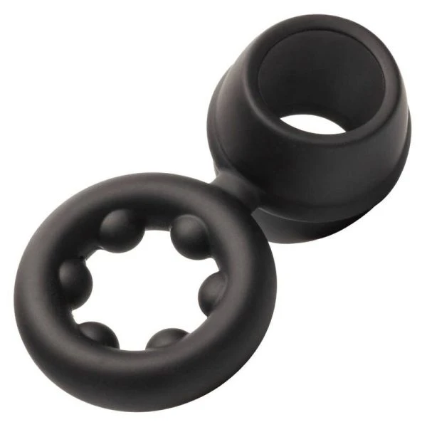 Calexotics Alpha Dual Magnum Ring Penisring van siliconen Zwart