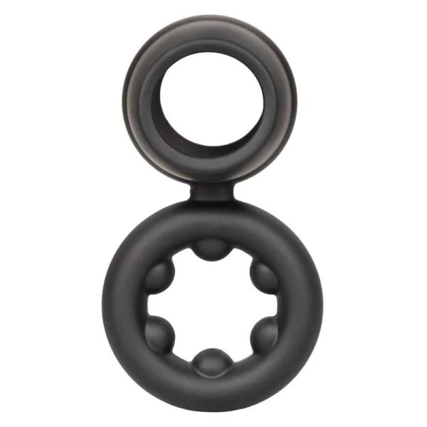 Calexotics Alpha Dual Magnum Ring Penisring van siliconen Zwart