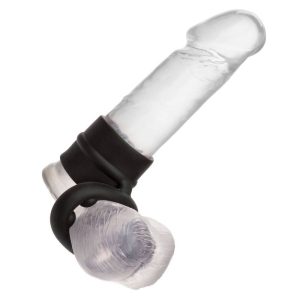 Calexotics Alpha Dual Magnum Ring Penisring van siliconen Zwart Calexotics Alpha Dual Magnum Ring Penisring van siliconen Zwart - Afbeelding 1