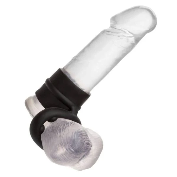 Calexotics Alpha Dual Magnum Ring Penisring van siliconen Zwart