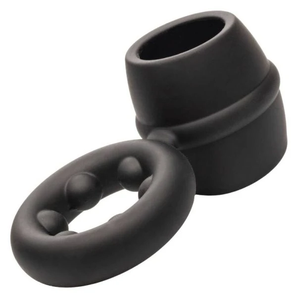 Calexotics Alpha Dual Magnum Ring Penisring van siliconen Zwart