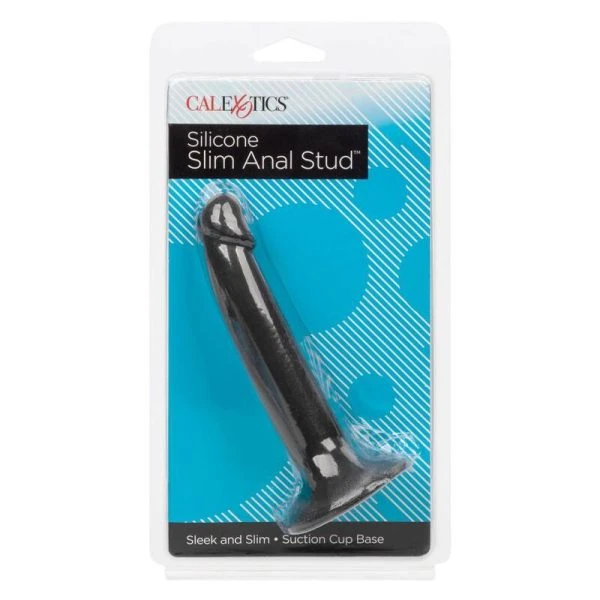 Calexotics Silikon-Analplug Slim Anal Stud mit Saugnapf