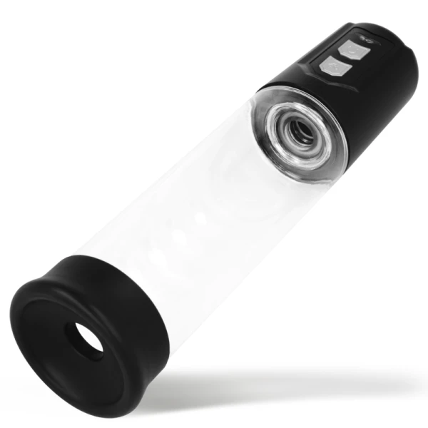 Intense Automatische Penispomp met Vacuüm, 17 cm inbrengbare lengte