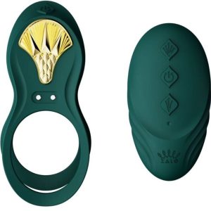 Zalo Bayek Couple Ring with Remote Control and App Control, green Zalo Bayek Couple Ring with Remote Control and App Control, green - Image 1