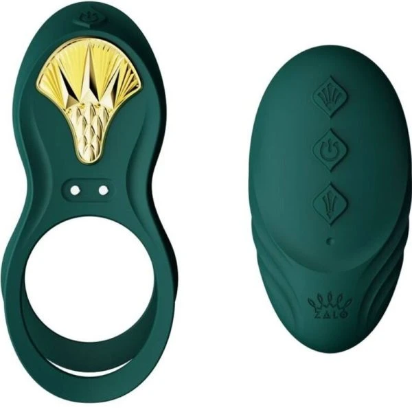 Zalo Bayek Couple Ring with Remote Control and App Control, green