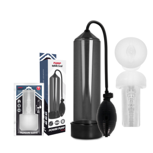 Pump Addicted RX3 Black Penispomp met Pleasure Sleeve Pump Addicted RX3 Black Penispomp met Pleasure Sleeve - Afbeelding 2