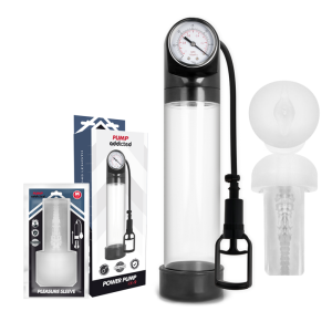 Pump Addicted RX9 Penispomp met Masturbator transparant Pump Addicted RX9 Penispomp met Masturbator transparant - Afbeelding 2