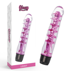 Glossy Lenny Vibrator Roze – Ergonomische Jelly-vibrator Glossy Lenny Vibrator Roze – Ergonomische Jelly-vibrator - Afbeelding 1