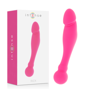 Intense siliconen dildo Rick Dual roze 18 cm Intense siliconen dildo Rick Dual roze 18 cm - Afbeelding 1