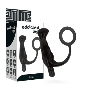 Addicted Toys Anale Vibrator Tico van medisch siliconen, 10 cm, zwart Addicted Toys Anale Vibrator Tico van medisch siliconen, 10 cm, zwart - Afbeelding 1