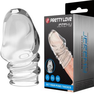 Pretty Love Penisverdikker Jeremy transparant van TPR Pretty Love Penisverdikker Jeremy transparant van TPR - Afbeelding 1