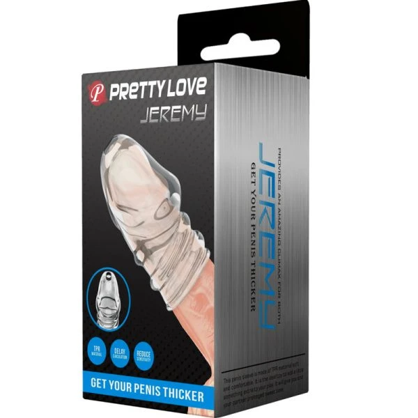 Pretty Love Penisverdikker Jeremy transparant van TPR Pretty Love Penisverdikker Jeremy transparant van TPR