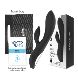 Black&silver Kaultz Touch Control Vibrator mit Klitorisreizer Black&silver Kaultz Touch Control Vibrator mit Klitorisreizer – Bild 1