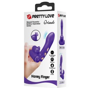 Pretty Love Orlando Purple Vibrator Vingerhoes, Paars Pretty Love Orlando Purple Vibrator Vingerhoes, Paars - Afbeelding 9