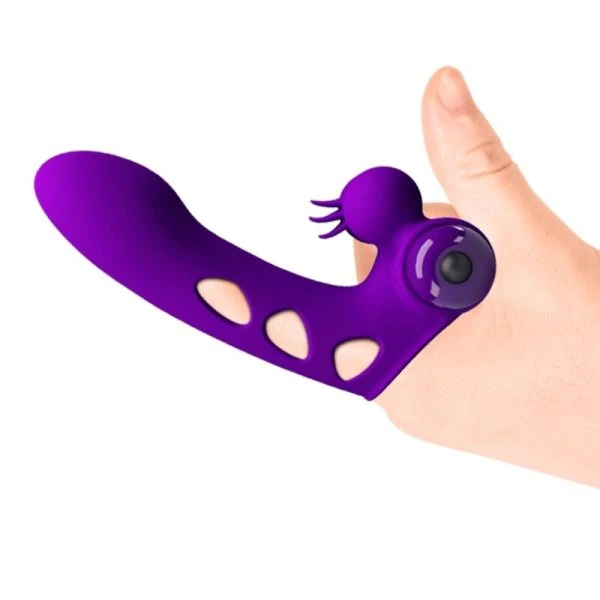 Pretty Love Orlando Purple Vibrator Vingerhoes, Paars
