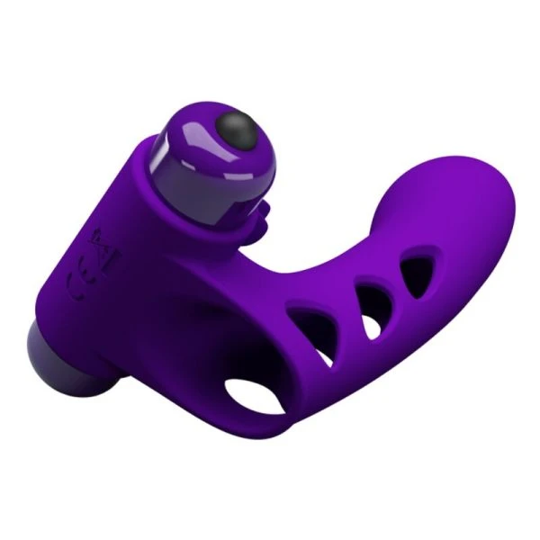 Pretty Love Orlando Purple Vibrator Vingerhoes, Paars