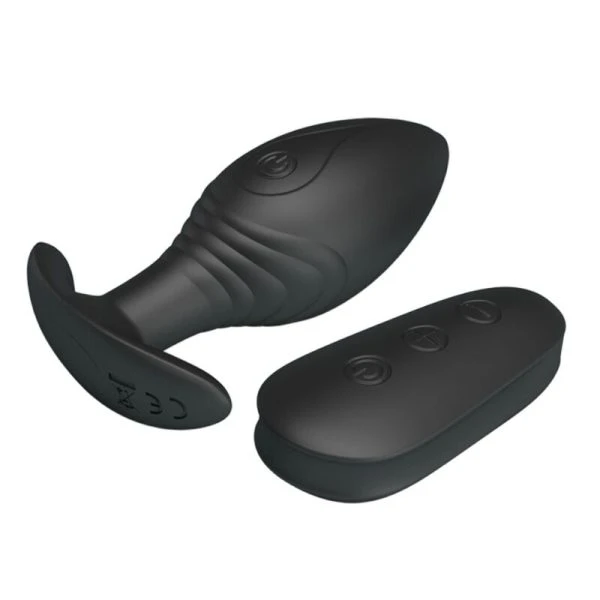 Pretty Love Anaalplug Regina met afstandsbediening en 12 vibratiefuncties Zwart Pretty Love Anaalplug Regina met afstandsbediening en 12 vibratiefuncties Zwart