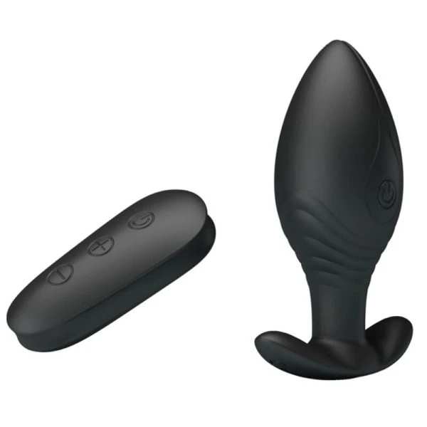 Pretty Love Anaalplug Regina met afstandsbediening en 12 vibratiefuncties Zwart Pretty Love Anaalplug Regina met afstandsbediening en 12 vibratiefuncties Zwart