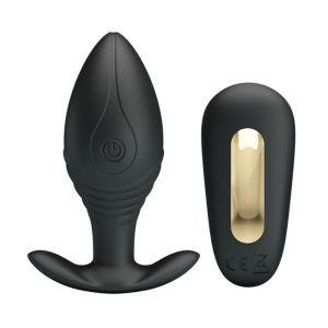 Pretty Love Anaalplug Regina met afstandsbediening en 12 vibratiefuncties Zwart Pretty Love Anaalplug Regina met afstandsbediening en 12 vibratiefuncties Zwart - Afbeelding 1