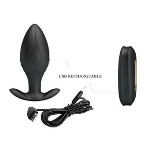 Pretty Love Anaalplug Regina met afstandsbediening en 12 vibratiefuncties Zwart Pretty Love Anaalplug Regina met afstandsbediening en 12 vibratiefuncties Zwart - Afbeelding 10