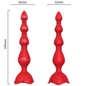 Armony Vibrator Pagoda mit Analplug Rosa