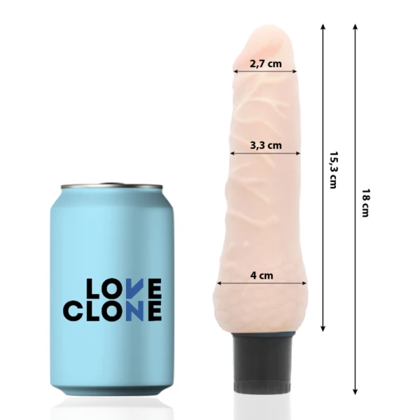 Loveclone Sven Zelfsmerende Vibrator met Self Lubrication-technologie
