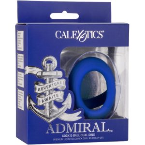 Calexotics Admiral Cock Ball Dual Ring Penisring van siliconen Calexotics Admiral Cock Ball Dual Ring Penisring van siliconen - Afbeelding 6