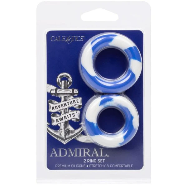 Calexotics Admiral Set 2 Penisringen van siliconen Calexotics Admiral Set 2 Penisringen van siliconen