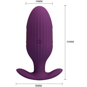 Pretty Love App-gestuurde Anaalplug Jefferson met E-Stim Paars Pretty Love App-gestuurde Anaalplug Jefferson met E-Stim Paars - Afbeelding 5
