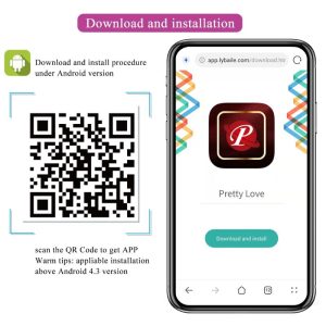 Pretty Love App-gestuurde Anaalplug Jefferson met E-Stim Paars Pretty Love App-gestuurde Anaalplug Jefferson met E-Stim Paars - Afbeelding 10
