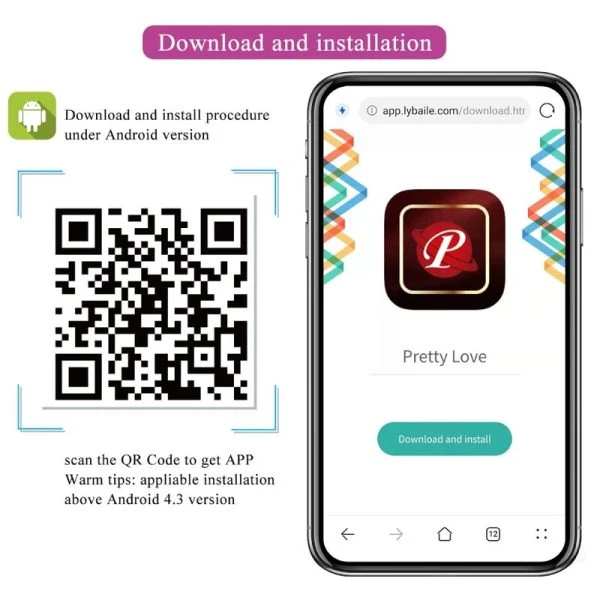 Pretty Love App-gestuurde Anaalplug Jefferson met E-Stim Paars