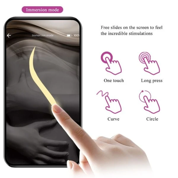 Pretty Love App-gestuurde Anaalplug Jefferson met E-Stim Paars