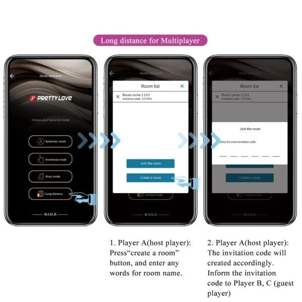 Pretty Love App-gestuurde Anaalplug Jefferson met E-Stim Paars