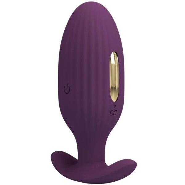 Pretty Love App-gestuurde Anaalplug Jefferson met E-Stim Paars