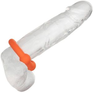 Calexotics Alpha Dual Ball Ring Penisring van siliconen oranje Calexotics Alpha Dual Ball Ring Penisring van siliconen oranje - Afbeelding 6