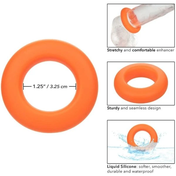 Calexotics Alpha Prolong Penisring grote ring oranje