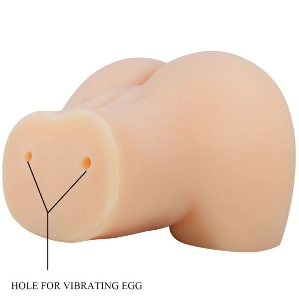 Crazy Bull Masturbator met vagina en anus, realistische dubbele opening met vibratie