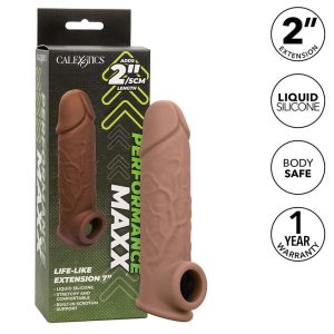Calexotics Performance Maxx Penisverlenger met testikelband, bruin Calexotics Performance Maxx Penisverlenger met testikelband, bruin - Afbeelding 2