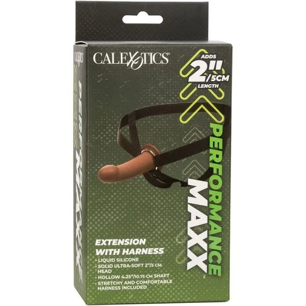 Calexotics Performance Maxx Extension Penisverlenger met riem, bruin