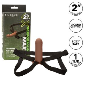 Calexotics Performance Maxx Extension Penisverlenger met riem, bruin Calexotics Performance Maxx Extension Penisverlenger met riem, bruin - Afbeelding 2