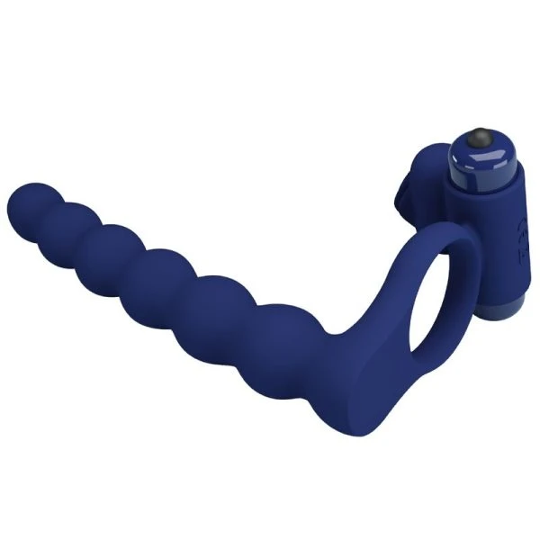 Pretty Love Vibratiering met Penisring en tien Vibratiefuncties Blauw
