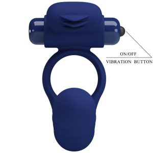 Pretty Love Vibratiering met Penisring en tien Vibratiefuncties Blauw Pretty Love Vibratiering met Penisring en tien Vibratiefuncties Blauw - Afbeelding 9